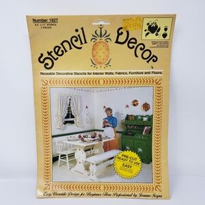 Stencil Decor Reusable Decorative Stencils Vintage